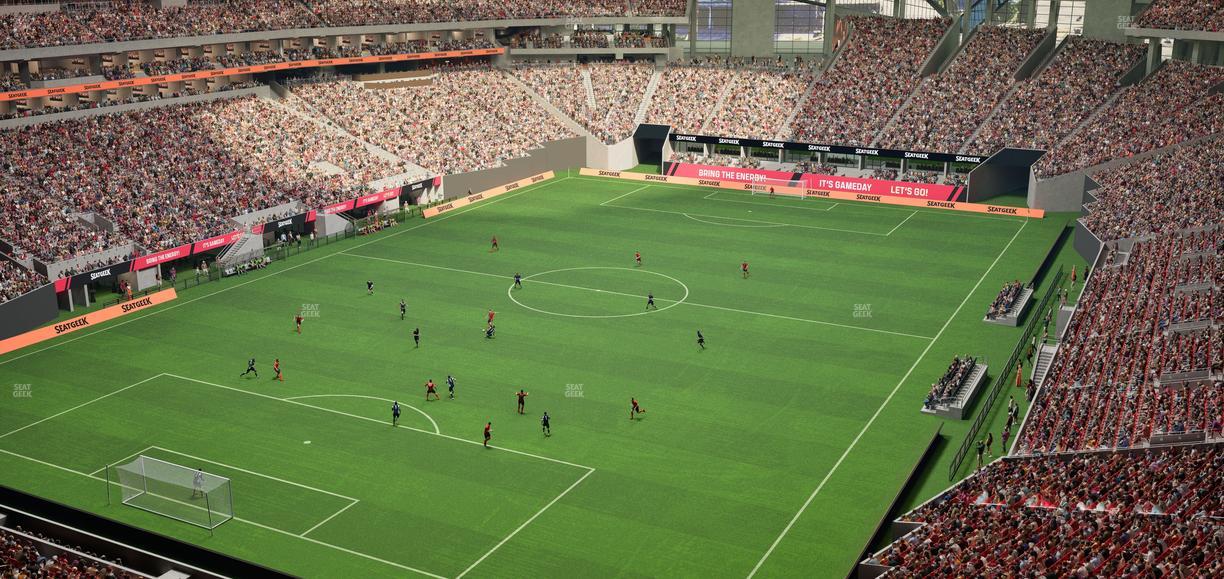 Mercedes-Benz Stadium - Section 321 Seat View