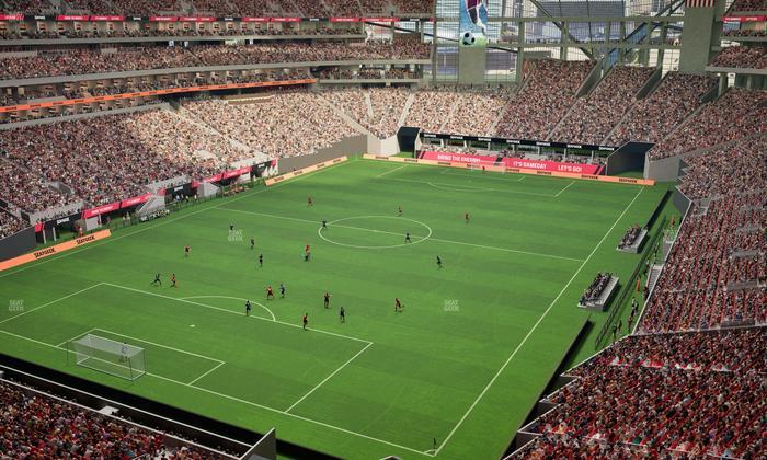 Mercedes-Benz Stadium - Section 321 Seat View