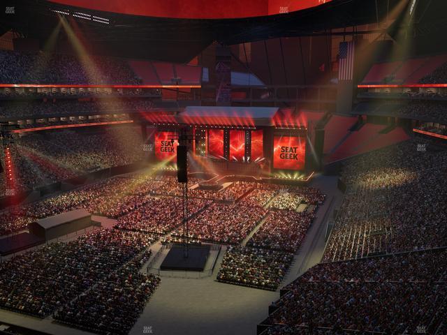 Mercedes-Benz Stadium - Section 321 Seat View