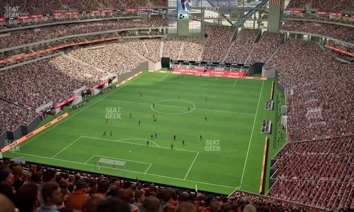 Mercedes-Benz Stadium - Section 323 Seat View