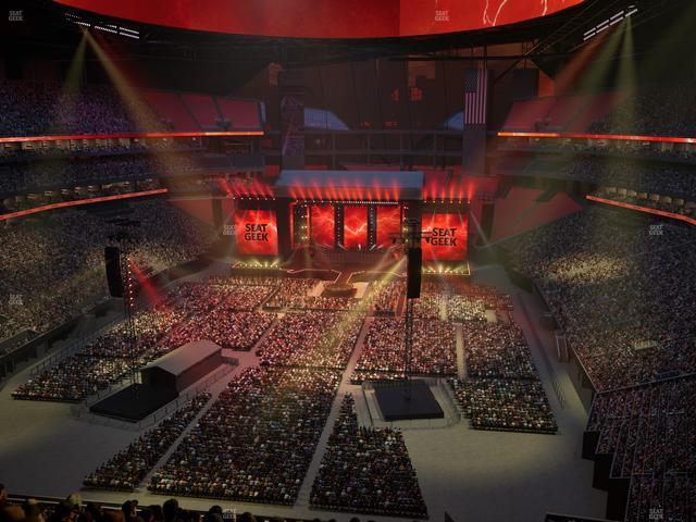 Mercedes-Benz Stadium - Section 324 Club Seat View