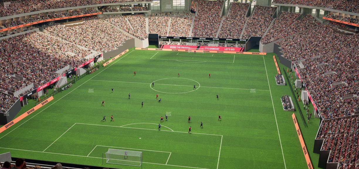 Mercedes-Benz Stadium - Section 324 Club Seat View