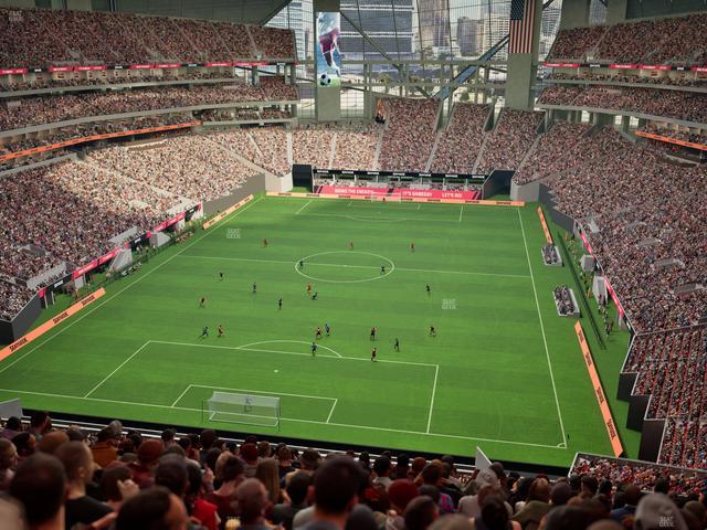 Mercedes-Benz Stadium - Section 324 Club Seat View