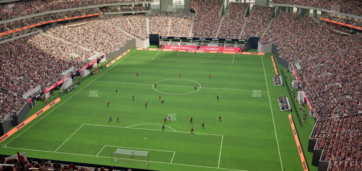 Mercedes-Benz Stadium - Section 324 Club Seat View