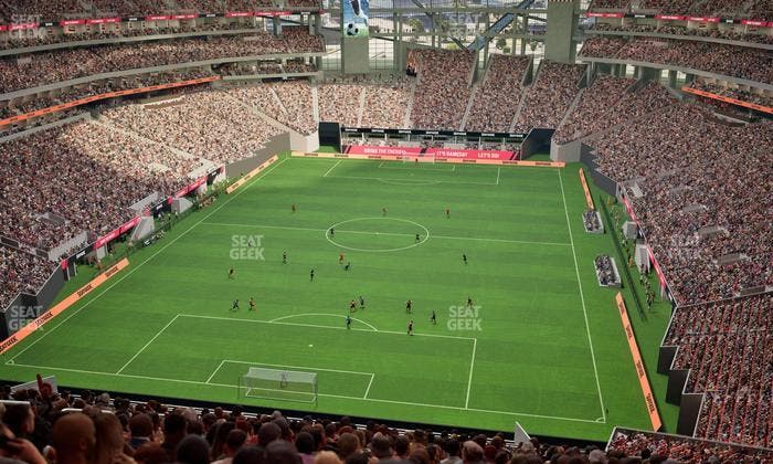 Mercedes-Benz Stadium - Section 324 Club Seat View