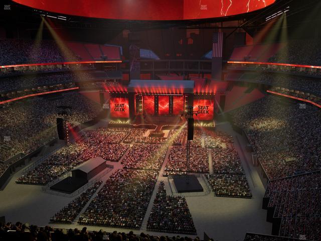 Mercedes-Benz Stadium - Section 324 Club Seat View