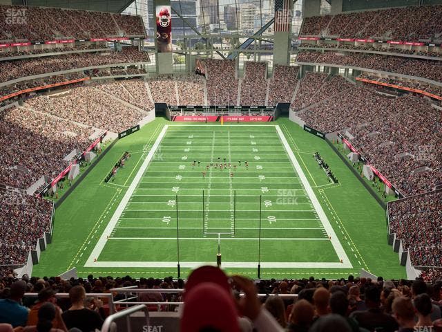 Mercedes-Benz Stadium - Section 325 Club Seat View