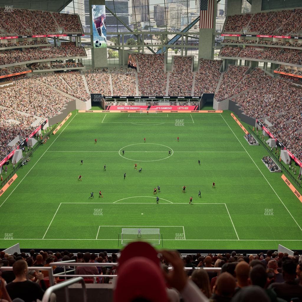 Mercedes-Benz Stadium - Section 325 Club Seat View