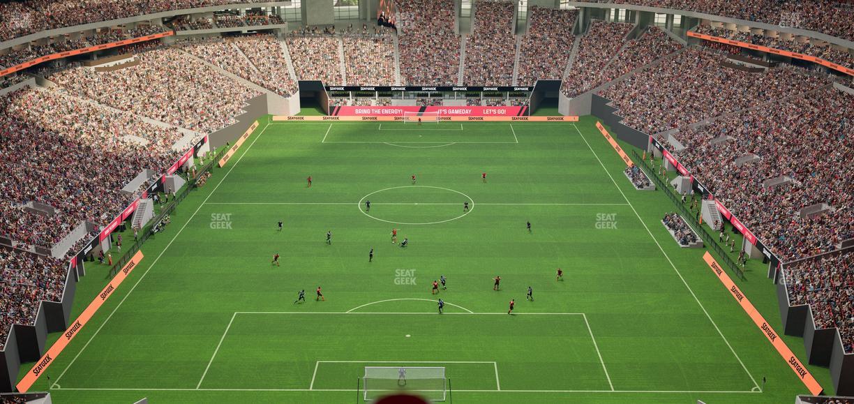 Mercedes-Benz Stadium - Section 325 Club Seat View