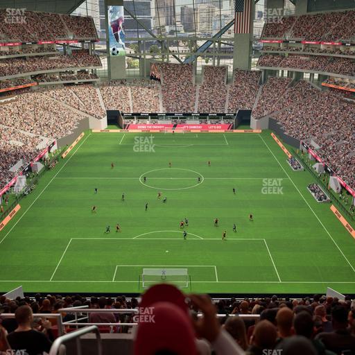 Mercedes-Benz Stadium - Section 325 Club Seat View