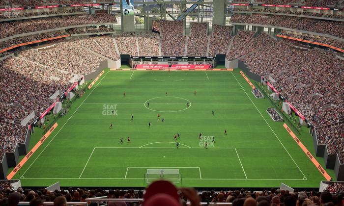 Mercedes-Benz Stadium - Section 325 Club Seat View