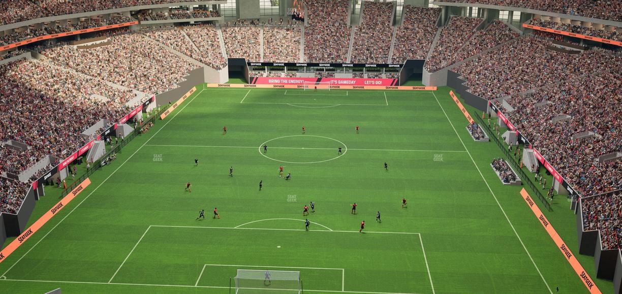 Mercedes-Benz Stadium - Section 325 Club Seat View