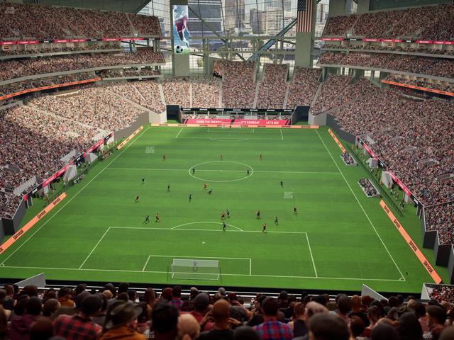 Mercedes-Benz Stadium - Section 325 Club Seat View