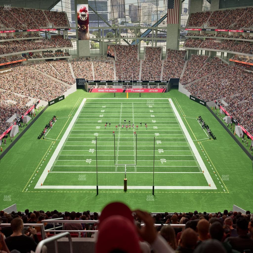 Mercedes-Benz Stadium - Section 325 Club Seat View