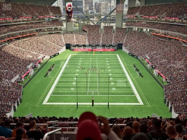 Mercedes-Benz Stadium - Section 325 Club Seat View