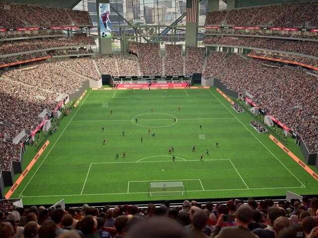 Mercedes-Benz Stadium - Section 326 Club Seat View