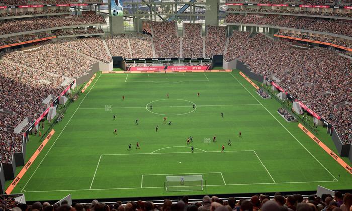 Mercedes-Benz Stadium - Section 326 Club Seat View