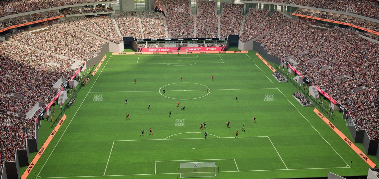 Mercedes-Benz Stadium - Section 326 Club Seat View