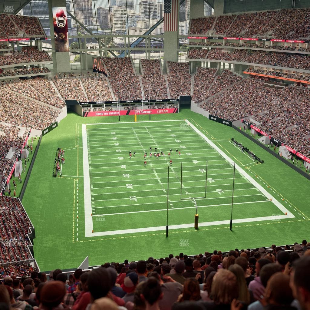 Mercedes-Benz Stadium - Section 327 Club Seat View