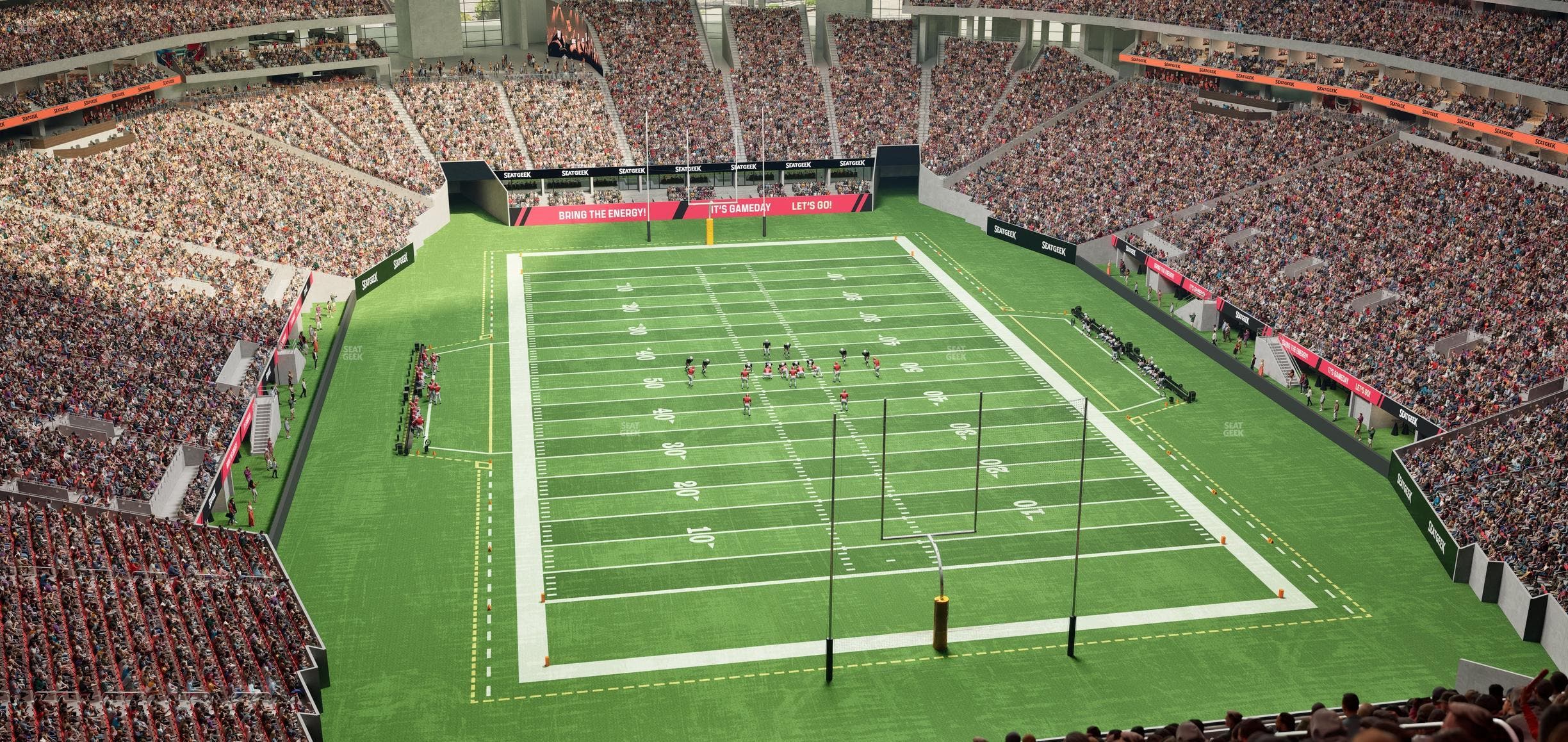 Mercedes-Benz Stadium - Section 327 Club Seat View