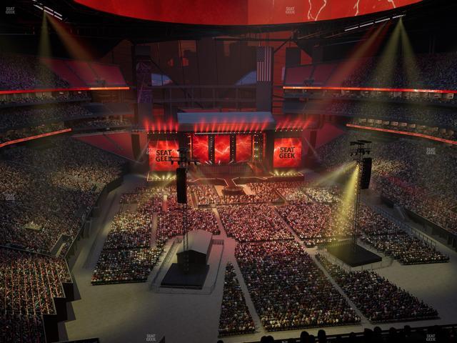 Mercedes-Benz Stadium - Section 327 Club Seat View