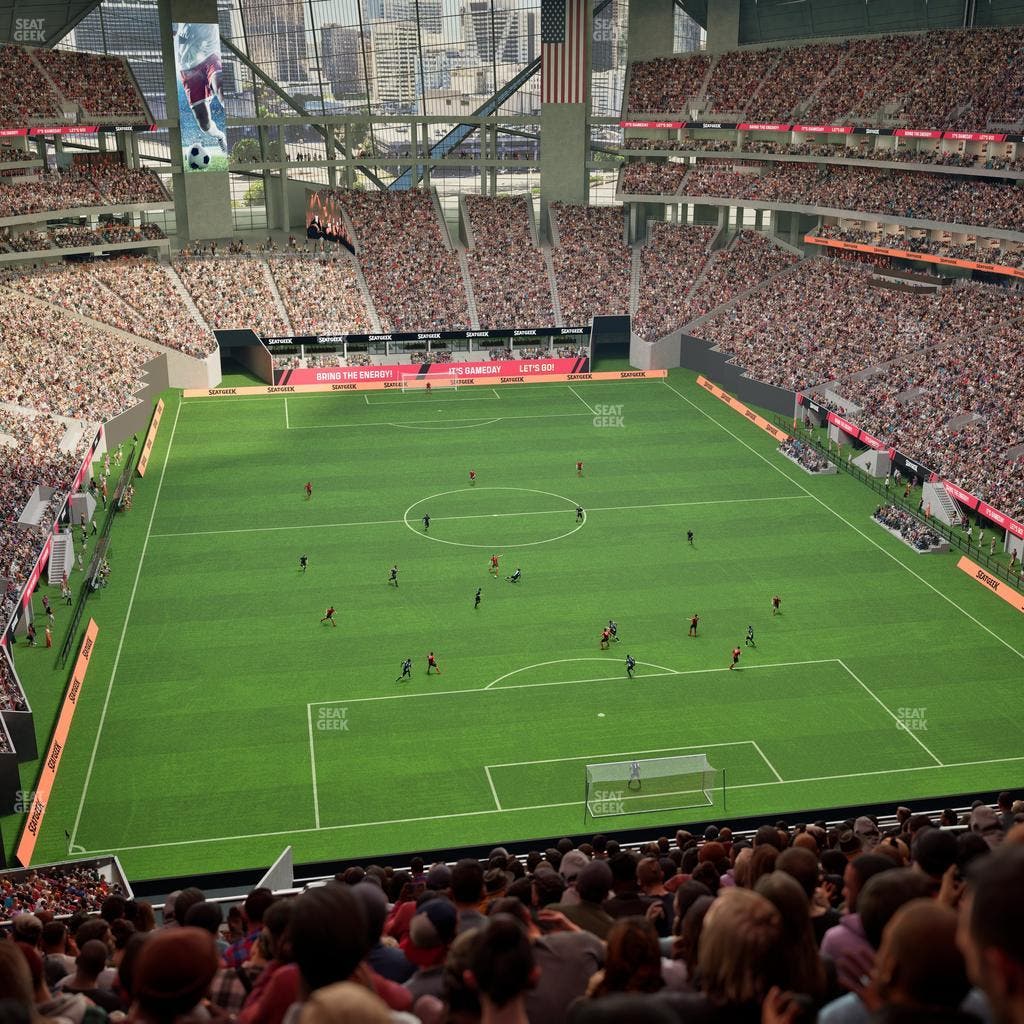 Mercedes-Benz Stadium - Section 327 Club Seat View