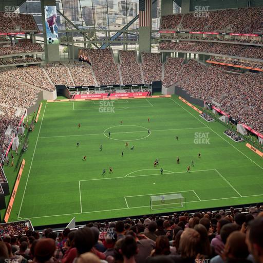 Mercedes-Benz Stadium - Section 327 Club Seat View