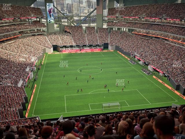 Mercedes-Benz Stadium - Section 327 Club Seat View