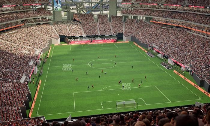 Mercedes-Benz Stadium - Section 327 Club Seat View