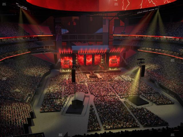 Mercedes-Benz Stadium - Section 327 Club Seat View