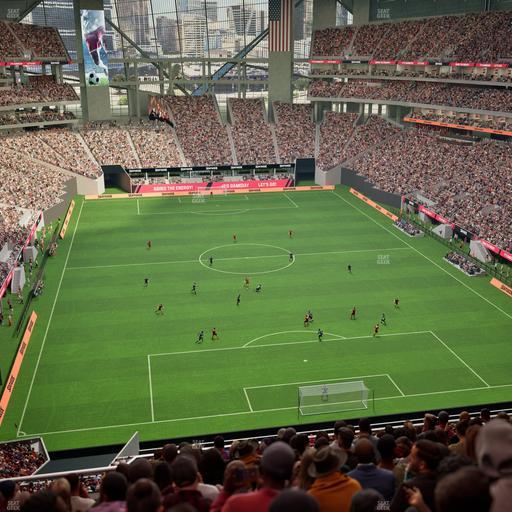 Mercedes-Benz Stadium - Section 327 Club Seat View