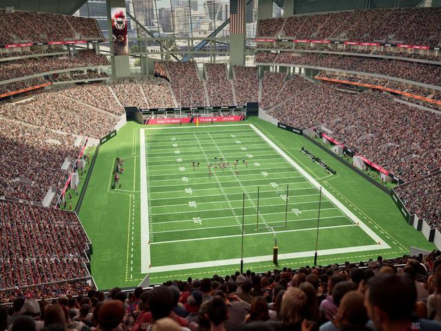 Mercedes-Benz Stadium - Section 327 Club Seat View