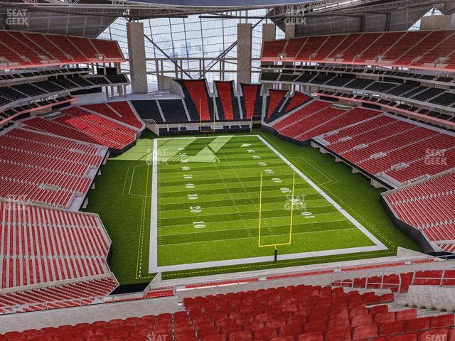 Mercedes-Benz Stadium - Section 327 Club Seat View