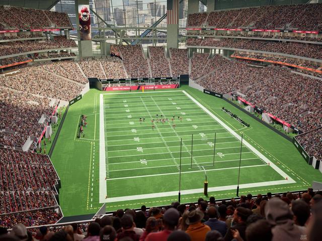 Mercedes-Benz Stadium - Section 327 Club Seat View