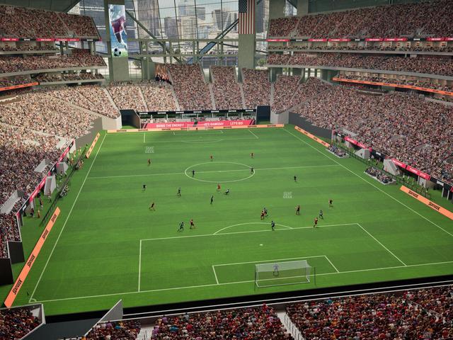 Mercedes-Benz Stadium - Section 327 Seat View