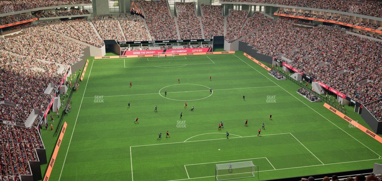 Mercedes-Benz Stadium - Section 327 Seat View