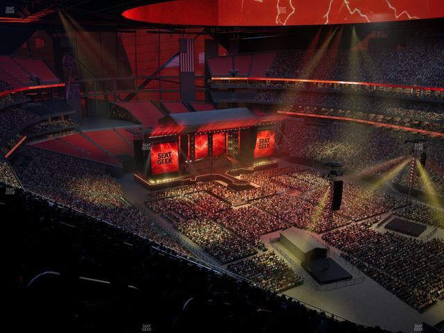 Mercedes-Benz Stadium - Section 332 Seat View