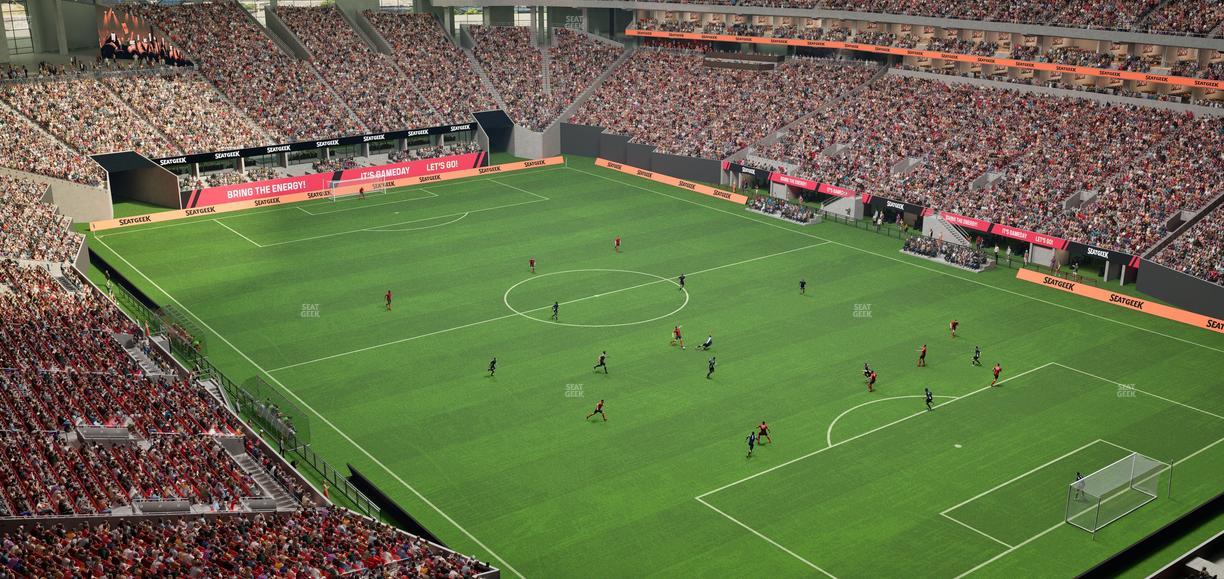 Mercedes-Benz Stadium - Section 332 Seat View