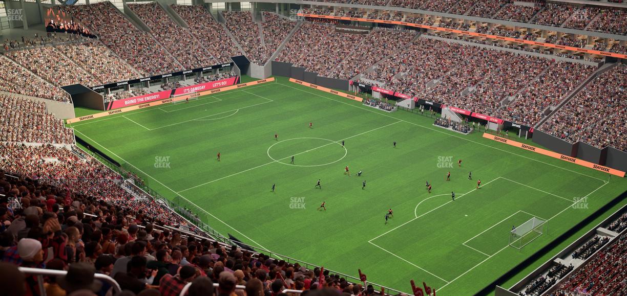 Mercedes-Benz Stadium - Section 332 Seat View