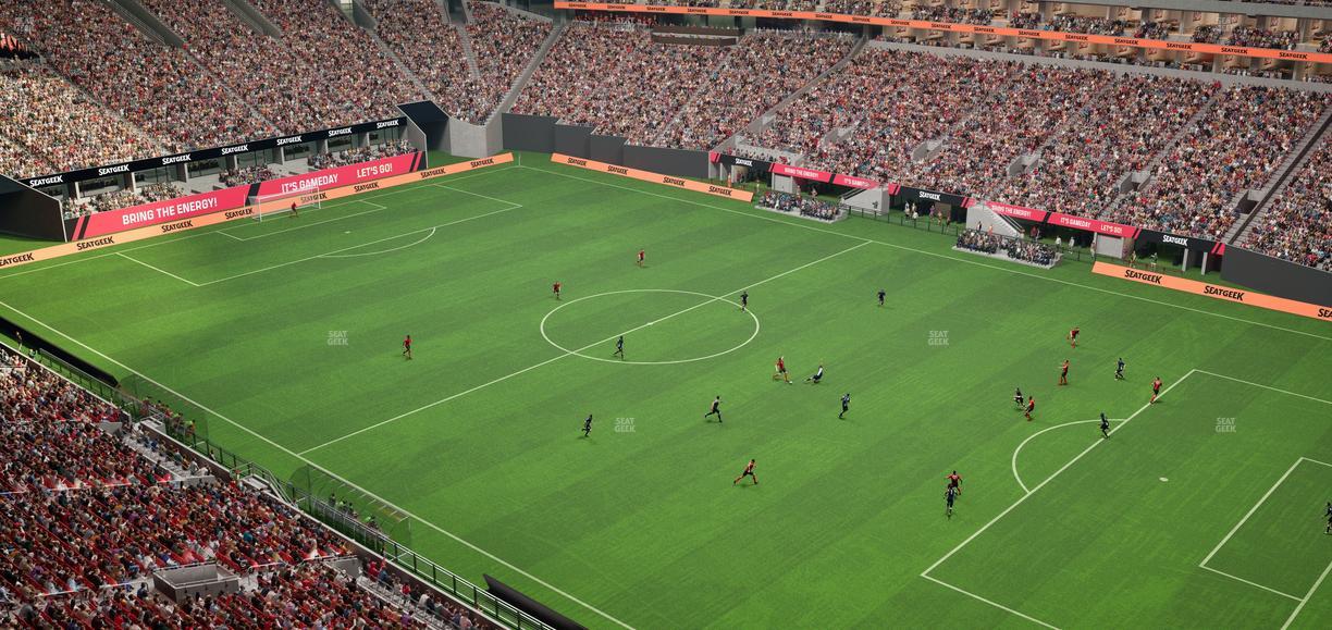 Mercedes-Benz Stadium - Section 334 Seat View