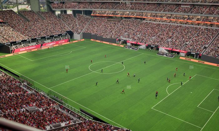 Mercedes-Benz Stadium - Section 334 Seat View