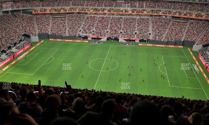 Mercedes-Benz Stadium - Section 338 Seat View