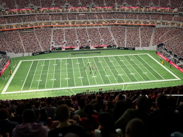 Mercedes-Benz Stadium - Section 341 Seat View