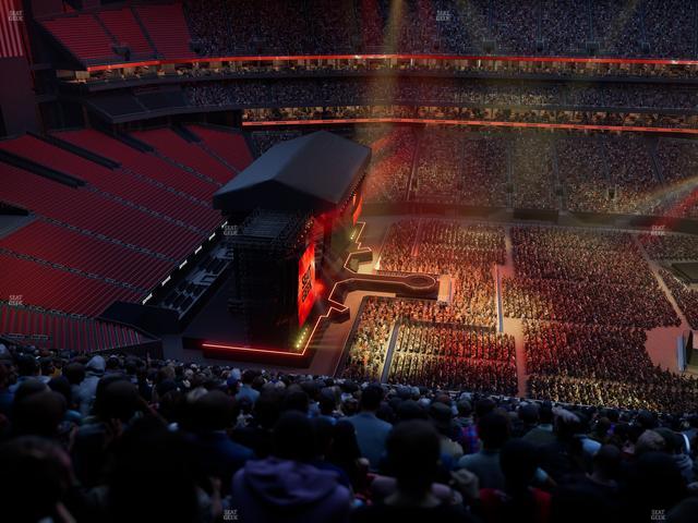 Mercedes-Benz Stadium - Section 341 Seat View