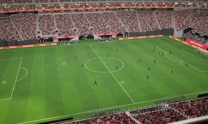 Mercedes-Benz Stadium - Section 341 Seat View