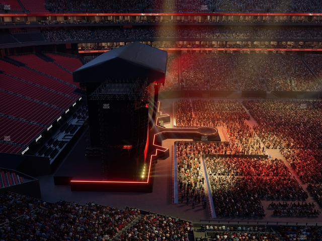 Mercedes-Benz Stadium - Section 342 Seat View