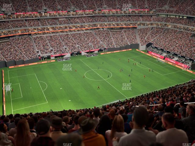 Mercedes-Benz Stadium - Section 343 Seat View