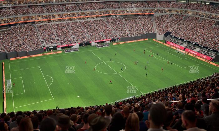 Mercedes-Benz Stadium - Section 343 Seat View