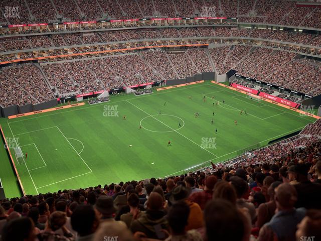 Mercedes-Benz Stadium - Section 344 Seat View