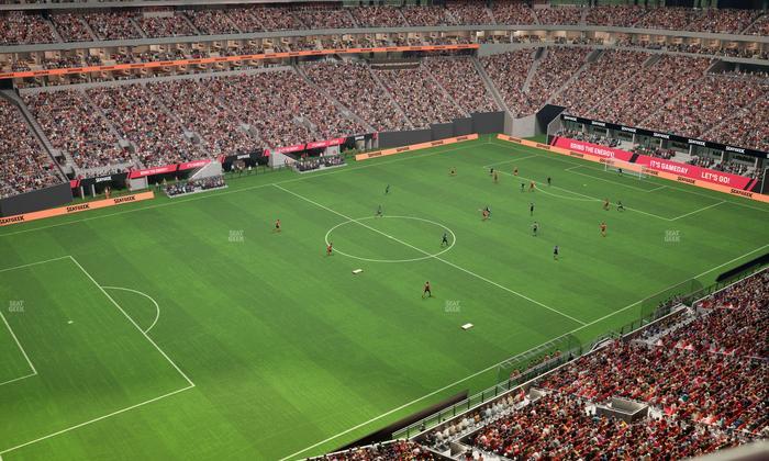 Mercedes-Benz Stadium - Section 344 Seat View